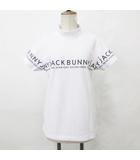 パーリーゲイツ PEARLY GATES ジャックバニー Jack Bunny!! ゴルフ スポーツウエア シャツ 半袖 ハイネック 速乾 2024年モデル 白 ホワイト 2