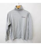 ルコックスポルティフ le coq sportif ゴルフ スポーツウエア シャツ 長袖 タートルネック ボーダー 綿 グレー白 ホワイト LL