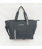 パーリーゲイツ PEARLY GATES ジャックバニー Jack Bunny バッグ ゴルフ ロッカーバッグ トートバッグ ショルダーバッグ 2WAY ブラック 黒