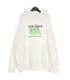  タインダブルプッシュ TAIN DOUBLE PUSH スウェットパーカー トレーナー 長袖 ホワイト 白