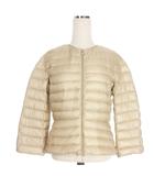 モンクレール MONCLER インナーダウンジャケット ブルゾン 長袖 1 アイボリー 510934580794