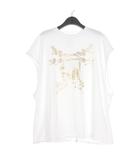 シンヤコズカ SHINYA KOZUKA 25SS THE PICTURESQUE BIRD ノースリーブTシャツ カットソー M ホワイト 白 2501SK112C
