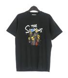 バレンシアガ BALENCIAGA 22SS The Simpsons シンプソンズ  クラックプリントTシャツ カットソー 半袖 S ブラック 黒 670943 TLVG7 国内正規