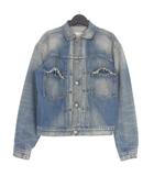 メゾンマルジェラ 10 Maison Margiela 10 21AW デストロイドデニムジャケット ブルゾン 46 インディゴ S50AM0537 S30561 国内正規