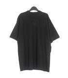 バレンシアガ BALENCIAGA 24AW BBロゴ 刺繍 Tシャツ カットソー 半袖 S ブラック 黒 764235 TQVS8 国内正規