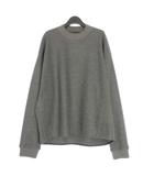 ジルサンダー JIL SANDER 23AW プルオーバー ウールメルトン スウェットセーター ニット 長袖 48 グレー J22GU0112 J40045 国内正規