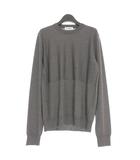 ジルサンダー JIL SANDER 23SS Super Fine Merino Wool ハイゲージニット セーター 長袖 50 グレー J22GP0111 国内正規