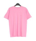 バレンシアガ BALENCIAGA ロゴ刺繍 クルーネックTシャツ カットソー 半袖 XS ピンク 612965 国内正規