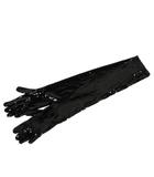 メゾンマルジェラ Maison Margiela 22S スパンコール ストレッチ ロンググローブ 手袋 S 黒 ブラック S51TS0057 国内正規