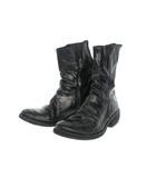  ア ディチアーノ ヴェヴェンチトール A DICIANNOVEVENTITRE CAVALLO OIL BOOTS ショートブーツ ホースレザー 靴 40 ブラック 黒