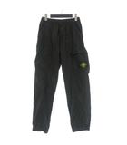 ストーンアイランド STONE ISLAND 25SS ナイロンカーゴパンツ マルチポケット ロゴパッチ 29 ブラック 黒 K1S153100006 S0019 国内正規