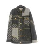 × NIGO 22SS MONOGRAM CRAZY DENIM JACKET デニムジャケット ブルゾン 46 ブラック 黒 RM221M UZD HMA20E 国内正規