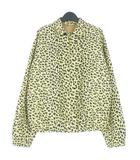 グッチ GUCCI 21AWJACQUARD WITH GUCCI LABEL レオパードジャケット ブルゾン 46 イエロー/ブラック 黄 黒 630483 国内正規