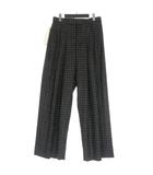 シンヤコズカ SHINYA KOZUKA 25AW Dear BAGGY WINDOW PEN バギー ワイドパンツ スラックス M ブラック 黒 2502SK58