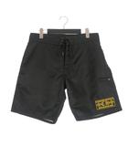 クロムハーツ CHROME HEARTS SHORT M SURF BRITCHES BLACK ワッペン付きスイムショーツ ショートパンツ 30 ブラック 黒 国内正規