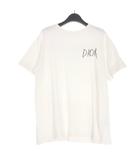 ディオール Dior × Raymond Pettibon 19AW ロゴ刺繍 クルーネック Tシャツ カットソー 半袖 S ホワイト 白  943J602E0554 国内正規