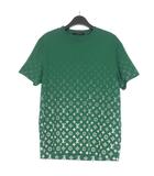 23AW LVSEモノグラムグラディエント クルーネック Tシャツ カットソー 半袖 M  グリーン 緑 RM232Q NPG HKY46W 国内正規