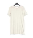 リックオウエンス Rick Owens 21SS LEVELショートスリーブTシャツ カットソー 半袖 XS OYSTER ライトグレー RU21S6264-JA