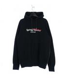 19ss Spring Winter ロゴ プルオーバー パーカー フーディ 2 黒 ブラック 19-01927M