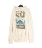 24SS ANDROID PRINT HOODIE アンドロイド プリント フーディ パーカー 長袖 L オフホワイト 白 24SS28CS309