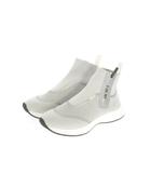 ディオール Dior B25 サイドジップ ハイカットニットスニーカー 靴 39 ライトグレー 3SH124YTP