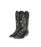 ディースクエアード DSQUARED2 23AW Heeled Boots 刺繍 ウエスタンブーツ 靴 37 ブラック 黒 S83BO0071 国内正規