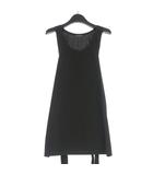 24SS SYLVAIN FLUID BELTING TANK TOP LIGHT タンクトップ ノースリーブカットソー 46 ブラック 黒 2401-M-TO22-FA422-099 国内正規