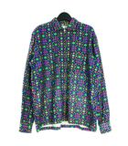 コムデギャルソンシャツ COMME des GARCONS SHIRT フランス製 00’ 総柄プリント ジップアップブルゾン ジャケット M マルチカラー FW09069