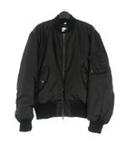 バーバリー BURBERRY チェッカークレスト ナイロン ボンバージャケット ブルゾン S ブラック 黒 8071725 国内正規