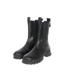 ディースクエアード DSQUARED2 23AW D2 Statement レザー チェルシーブーツ サイドゴアブーツ 靴 37 ブラック 黒 S83AB0183 国内正規