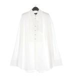 ディースクエアード DSQUARED2 23AW Oversize SHIrt オーバーサイズシャツ ドレスシャツ 長袖 46 ホワイト 白 S74DM0757 国内正規