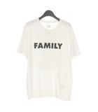 タンタン TANGTANG FAMILY プリント ショートスリーブTシャツ カットソー 半袖 M ホワイト 白 T-2150