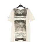 オフホワイト OFF WHITE NEWSPAPER S/S SLIM TEE プリント Tシャツ カットソー 半袖 M オフホワイト 白 OMAA027R191850130210 国内正規