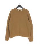ヨシオクボ yoshio kubo 裏起毛 クルーネックスウェット トレーナー 長袖 3 ベージュ YKF16811