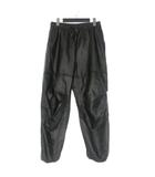 アレキサンダーワン ALEXANDER WANG ラムスキンレザー トラックパンツ S ブラック 黒 UWC1224035