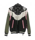 ディースクエアード DSQUARED2 23AW ウエスタン バーシティボンバージャケット ブルゾン 44 ブラック 黒 S71AN0488 国内正規