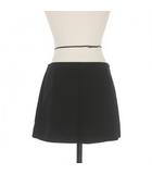 23AW Icon Leather Trim Skirt ミニスカート 38 ブラック 黒 S80MA0014 国内正規