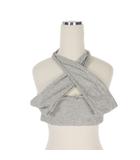 ディースクエアード DSQUARED2 23AW タンクトップ カットソー ビスチェ 編み込み XS グレー 灰 S72NC1049 国内正規