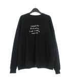 シンヤコズカ SHINYA KOZUKA 25AW ISSUE#7 ロングスリーブTシャツ カットソー 長袖 S DAWN BLACK ブラック 黒 2502SK89E