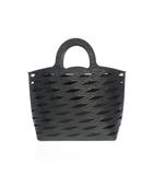 バレンシアガ BALENCIAGA ネオバスケット PVC トートバッグ 鞄 ブラック 黒 626111