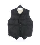 ステューシー Stussy クレセント ダウンワークス Crescent Down Works 22AW リバーシブル ダウンベスト ショーンフォント M ホワイト ブラック