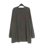 カタリスト CVTVLIST アンダークロス 刺繍 ロングスリーブTシャツ カットソー 長袖 2 チャコールグレー 2301060301