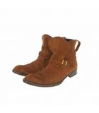 バッカス BUCCHUS スエード ジョッパーブーツ ショートブーツ 靴 41 ブラウン 茶