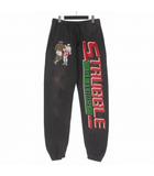 セントマイケル SAINTMICHAEL 24SS DT SWT PNTS ヴィンテージ加工 スウェットパンツ S ブラック 黒 SM-YS8-0000-C04