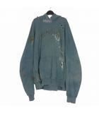 カタリスト CVTVLIST スタッズロゴ ダメージ加工 フーディ パーカー 長袖 2 ブルー 青 2401030301