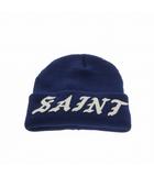 セントマイケル SAINTMICHAEL 26SS SAINT KNIT CAP ニットキャップ ビーニー 帽子 OS ネイビー 紺 SM-MK8-0000-087