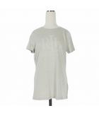 ローレンラルフローレン LAUREN RALPH LAUREN Studded Logo T-Shirt スタッズロゴTシャツ カットソー 半袖 M ライトグレー 200710698001 国内正規