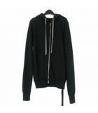 ダークシャドウ DRKSHDW RICK OWENS 23AW Jason Hoodie ジップフーディ パーカー 長袖 M ブラック 黒 DU02C5276