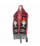 アンブロ UMBRO SLAM JAM 25AW Cult Unity Scarf グラフィックスカーフ マフラー 0 ブラック/レッド UBMW232YA11