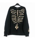 20AW BONE SWEAT クルーネック スウェット トレーナー 長袖 L ブラック 黒 20AW-FS-67